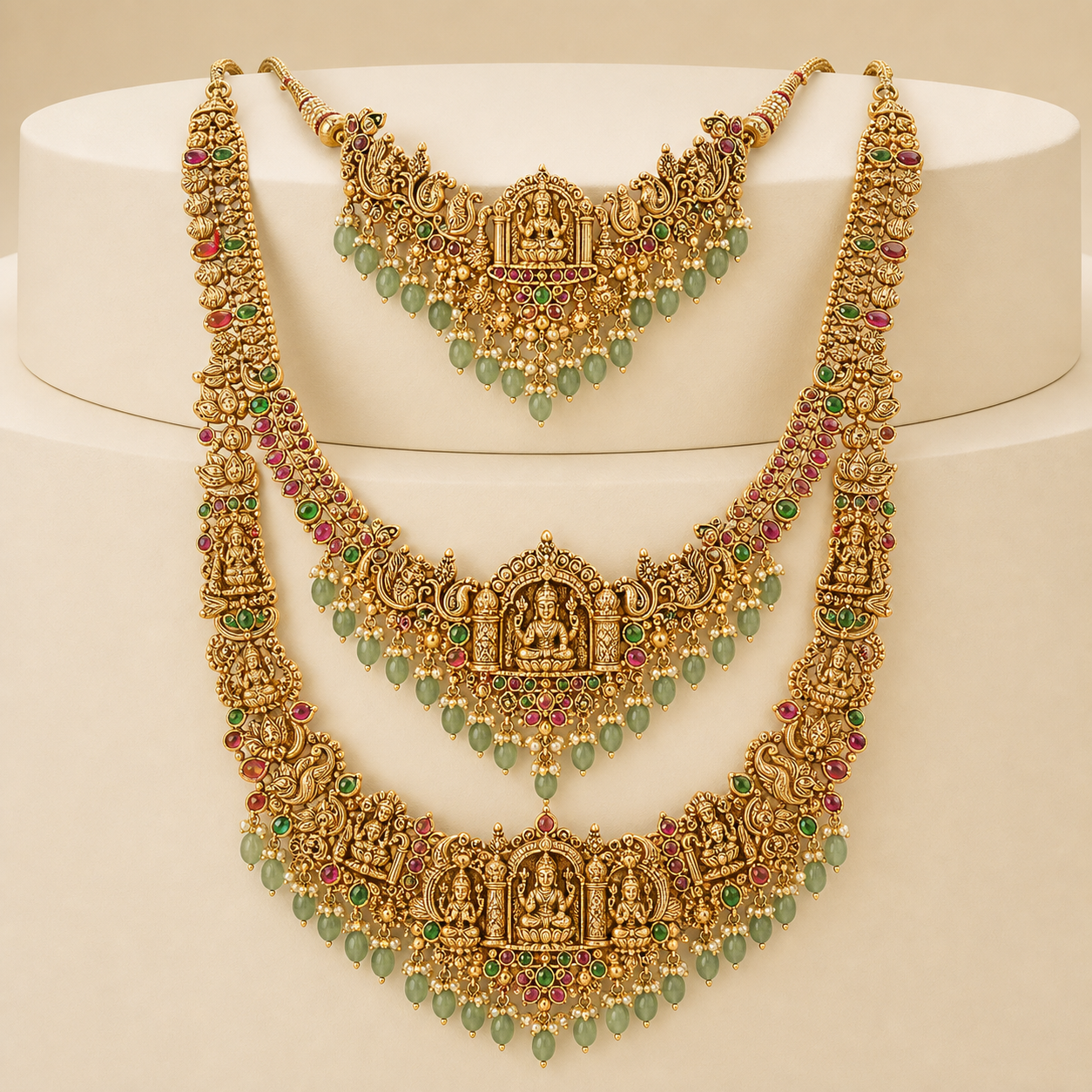 Madhavi Layered Temple Set