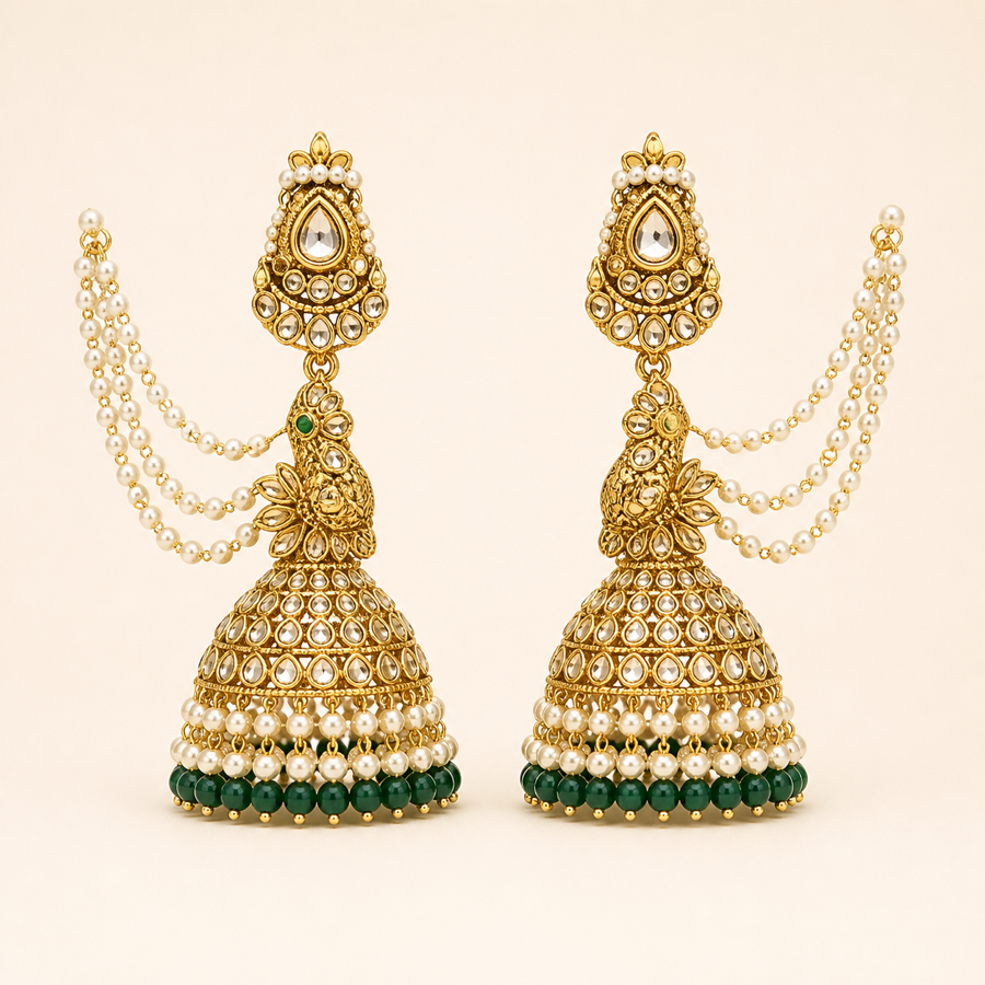 Padma Jhumka Pair
